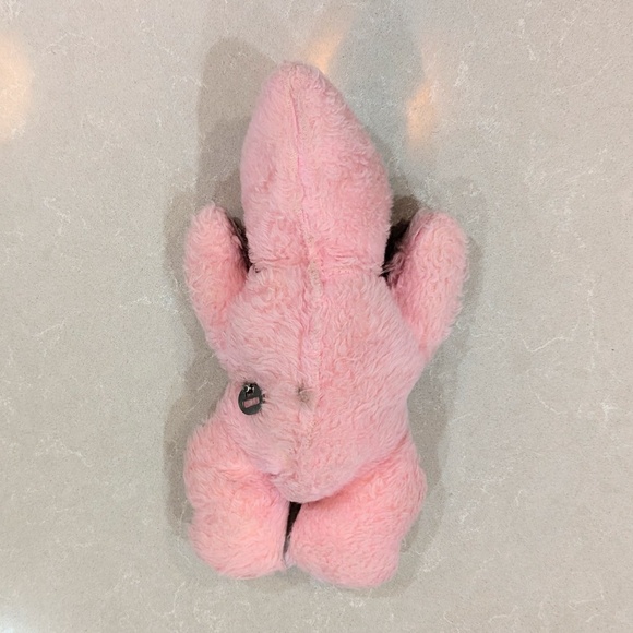 Vintage California Stuffed Toys Pink 1950s Plush Rubber Baby Doll Musical- SMALL - Picture 6 of 7